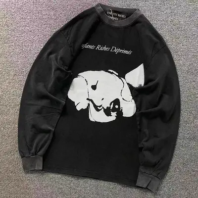 ￥108 ENFANTS RICHES DEPRIMES LONG SLEEVED 5211735162（im 170cm 60kg i wear size S in the phot）
