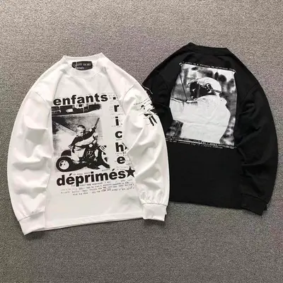 ￥98 ENFANTS RICHES DEPRIMES LONG SLEEVED 5211701162（im 170cm 60kg i wear size S in the phot）