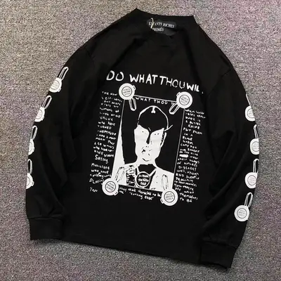 ￥98 ENFANTS RICHES DEPRIMES LONG SLEEVED 5211752162（im 170cm 60kg i wear size S in the phot）