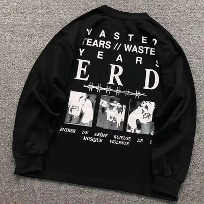 ￥95 ENFANTS RICHES DEPRIMES LONG SLEEVED 5211702162（im 170cm 60kg i wear size S in the phot）