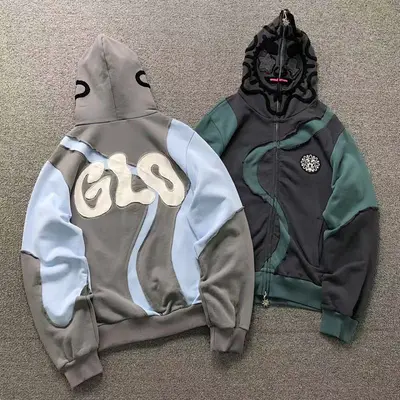 ￥308 FASHION HOODIE 3201202372（im 170cm 60kg i wear size M in the phot）