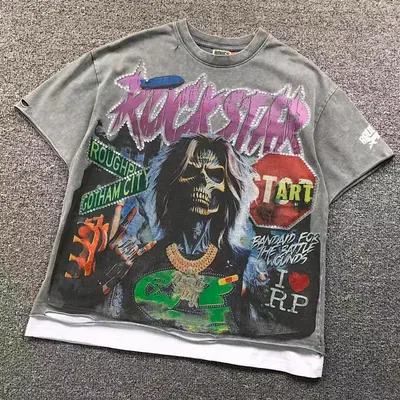 ￥98 R⭐⭐G⭐P⭐⭐Y T-SHIRT 5212022168（im 170cm 60kg i wear size S in the phot）