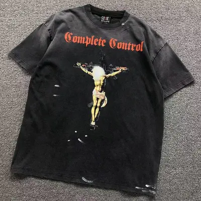 ￥115 SAINT MICHAEL T-SHIRT 3201211017（im 170cm 60kg i wear size S in the phot）