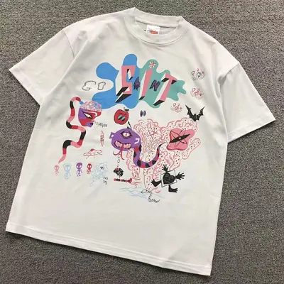 ￥108 SAINT MICHAEL T-SHIRT 3201211117（ im 170cm 60kg i wear size S in the phot）