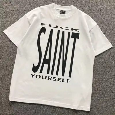 ￥98 SAINT MICHAEL T-SHIRT 3201212117（im 170cm 60kg i wear size S in the phot）