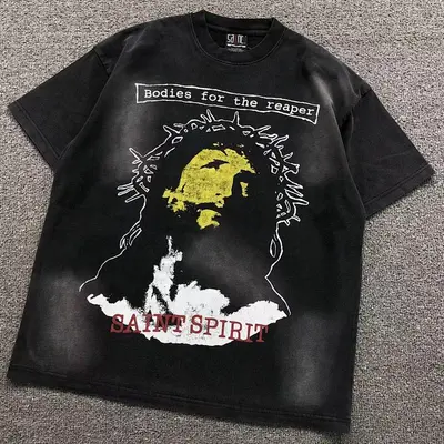 ￥115 SAINT MICHAEL T-SHIRT 3201210317（im 170cm 60kg i wear size S in the phot）