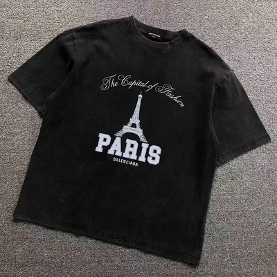 ￥98 B⭐L⭐⭐⭐IA⭐A T-SHIRT 5212223136（im 170cm 60kg i wear size M in the phot）