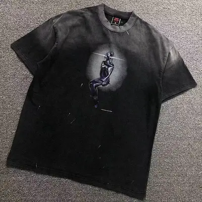 ¥115 SAINT MICHAEL T-SHIRT 3201211417(im 170cm 60kg i wear size S in the phot)