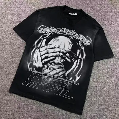 ￥105 HELLSTAR T-SHIRT 3201232017（im 170cm 60kg i wear size S in the phot）