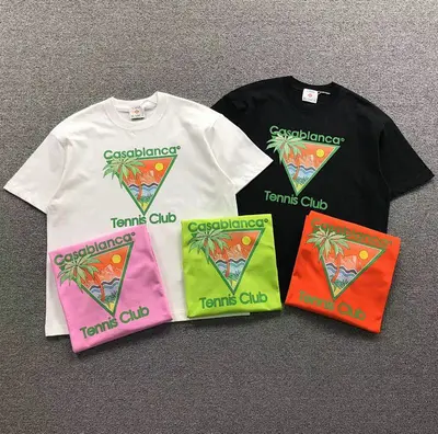 ¥98 CASABLANCA T-SHIRT 5212307127(im 170cm 60kg i wear size XL in the phot)