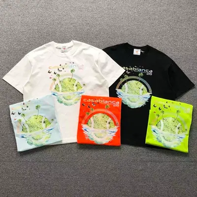 ¥98 CASABLANCA T-SHIRT 5212308127(im 170cm 60kg i wear size XL in the phot)