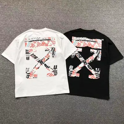 ¥108 OFF-WHITE T-SHIRT 521234819(im 170cm 60kg i wear size M in the phot)