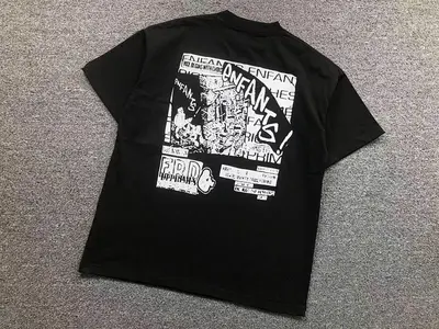 ¥85 ENFANTS RICHES DEPRIMES T-SHIRT 42012423162(im 170cm 60kg i wear size S in the phot)