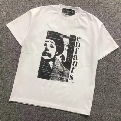 ¥85 ENFANTS RICHES DEPRIMES T-SHIRT 42012422162(im 170cm 60kg i wear size S in the phot)