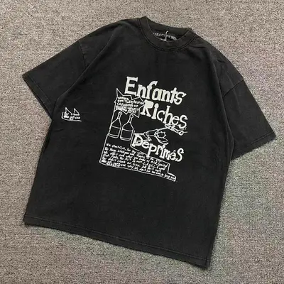 ￥88 ENFANTS RICHES DEPRIMES T-SHIRT 42012410162（im 170cm 60kg i wear size M in the phot）