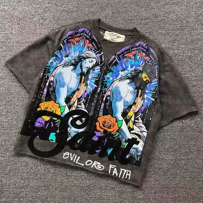 ￥128 B⭐⭐S T-SHIRT 3201290217（im 170cm 60kg i wear size S in the phot）