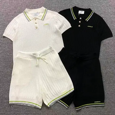 ¥448 CASABLANCA POLO SHORTS 3202020421(im 170cm 60kg i wear size M in the phot)