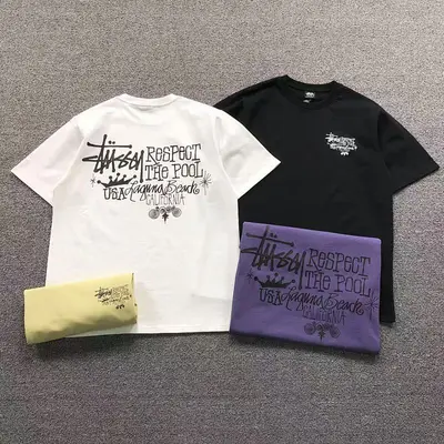 ¥88 STUSSY T-SHIRT 3202030103(im 170cm 60kg i wear size M in the phot)