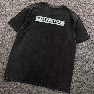 ￥98 B⭐L⭐⭐⭐IA⭐A T-SHIRT 5230503136（im 170cm 60kg i wear size XS in the phot）