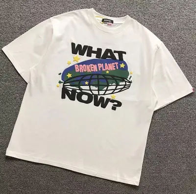 ￥98 BROKEN PLANET T-SHIRT 3203060417（im 170cm 60kg i wear size S in the phot）
