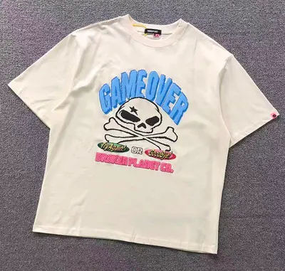 ￥98 BROKEN PLANET T-SHIRT 3203060217（im 170cm 60kg i wear size S in the phot）