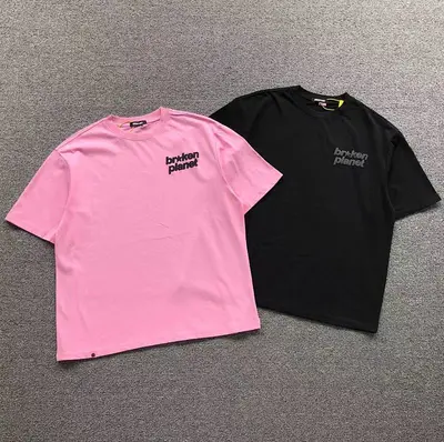￥98 BROKEN PLANET T-SHIRT 3203060317（im 170cm 60kg i wear size S in the phot）