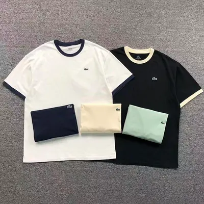 ￥115 LACOSTE T-SHIRT 22030753171 （im 170cm 60kg i wear size L in the phot）