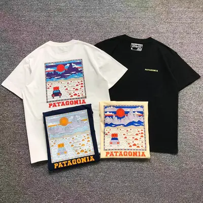 ￥78 PATAGONIA T-SHIRT 123102302（im 170cm 60kg i wear size M in the phot）