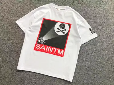 ￥98 SAINT MICHAEL T-SHIRT 3203141617（im 170cm 60kg i wear size S in the phot）