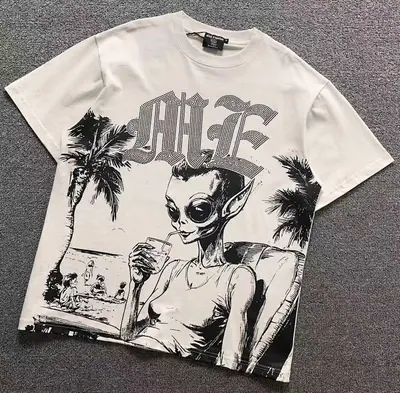 ￥85 MI⭐⭐D EM⭐⭐ION T-SHIRT 523160391（im 170cm 60kg i wear size M in the phot）