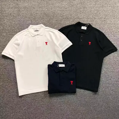 ￥95 AMI POLO 3203170321（im 170cm 60kg i wear size S in the phot）