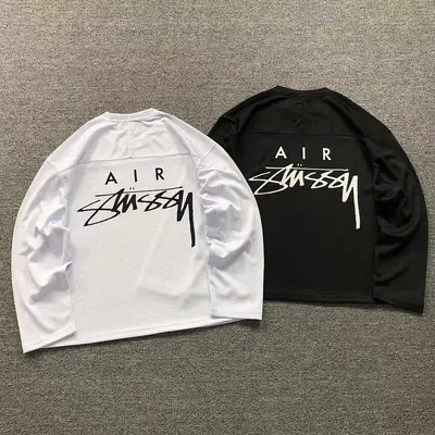 ¥88 STUSSY N⭐K⭐ LONG SLEEVED 1231908119(im 170cm 60kg i wear size S in the phot)
