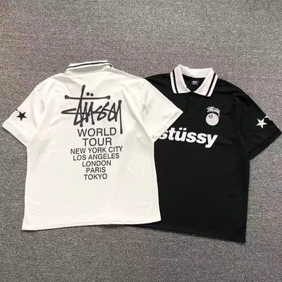 ¥158 STUSSY POLO 22031906001(im 170cm 60kg i wear size M in the phot)