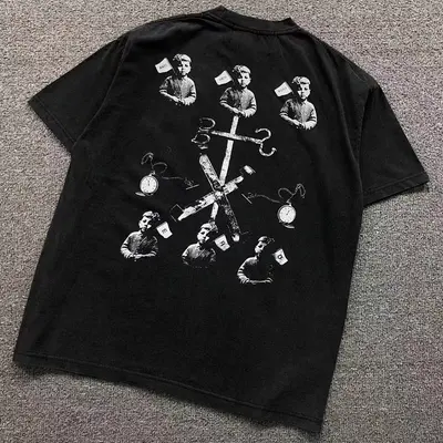 ￥95 ENFANTS RICHES DEPRIMES T-SHIRT 5232101162（im 170cm 60kg i wear size M in the phot）