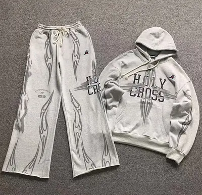 TOP¥258 TROUSERS ¥258 HELLSTAR HOODIE TROUSERS 3203252472(im 170cm 65kg i wear size M in the phot)