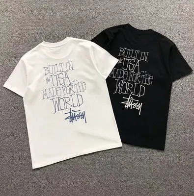 ¥88 STUSSY T-SHIRT 3203250621(im 170cm 65kg i wear size S in the phot)