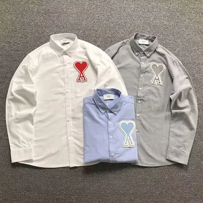 ￥168 AMI SHIRT 3203272717（im 170cm 60kg i wear size 40 in the phot）