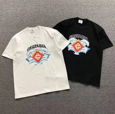 ¥85 CASABLANCA T-SHIRT 123280532(im 170cm 60kg i wear size M in the phot)