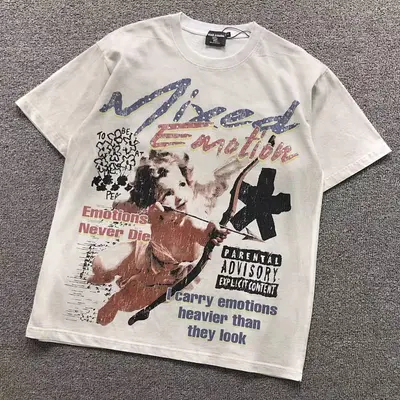 ¥108 MI⭐⭐D EM⭐⭐ION T-SHIRT 3203301317(im 170cm 60kg i wear size S in the phot)