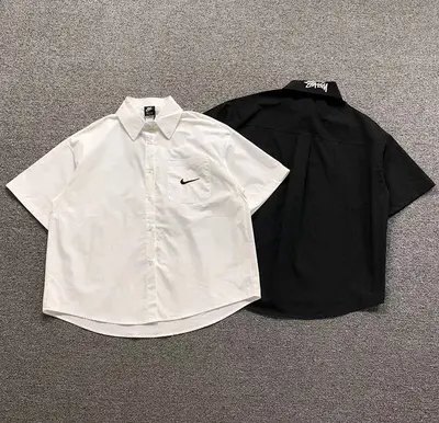 ¥115 N⭐K⭐ STUSSY SHIRT 523300182(im 170cm 60kg i wear size S in the phot)