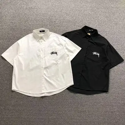 ¥115 STUSSY SHIRT 523300282(im 170cm 60kg i wear size S in the phot)