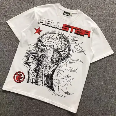 ¥115 HELLSTAR T-SHIRT 22040666125(im 170cm 60kg i wear size M in the phot)
