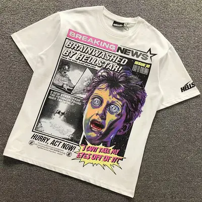 ¥115 HELLSTAR T-SHIRT 22040664125(im 170cm 60kg i wear size M in the phot)
