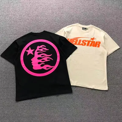 ¥115 HELLSTAR T-SHIRT 22040655125(im 170cm 60kg i wear size M in the phot)