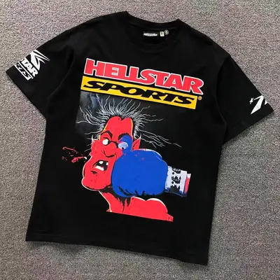 ¥115 HELLSTAR T-SHIRT 22040634125(im 170cm 60kg i wear size M in the phot)