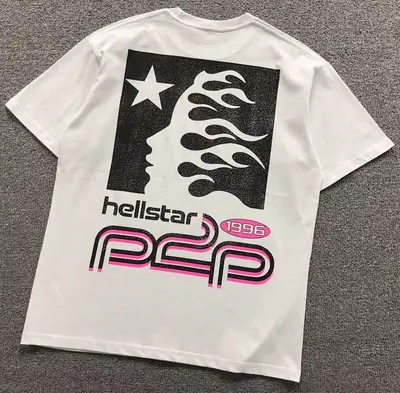 ¥115 HELLSTAR T-SHIRT 22040631125(im 170cm 60kg i wear size M in the phot)