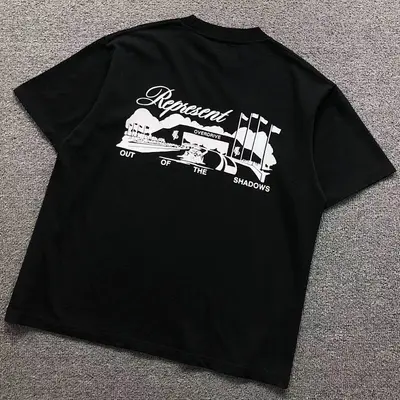 ¥115 REPRESENT T-SHIRT 22040622125(im 170cm 60kg i wear size M in the phot)