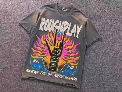 ¥118 R⭐⭐G⭐P⭐⭐Y T-SHIRT 3204070317(im 170cm 60kg i wear size S in the phot)
