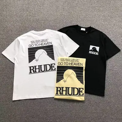 ￥98 RHUDE T-SHIRT 3204071817（im 170cm 60kg i wear size S in the phot）