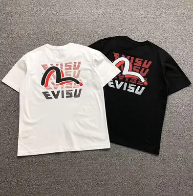 ￥98 EVISU T-SHIRT 4204090977（im 170cm 60kg i wear size XL in the phot）
